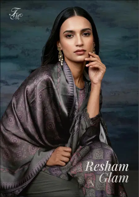 Resham Glam By T&M Gazzi Silk Printed Bulk Dress Material Orders In India